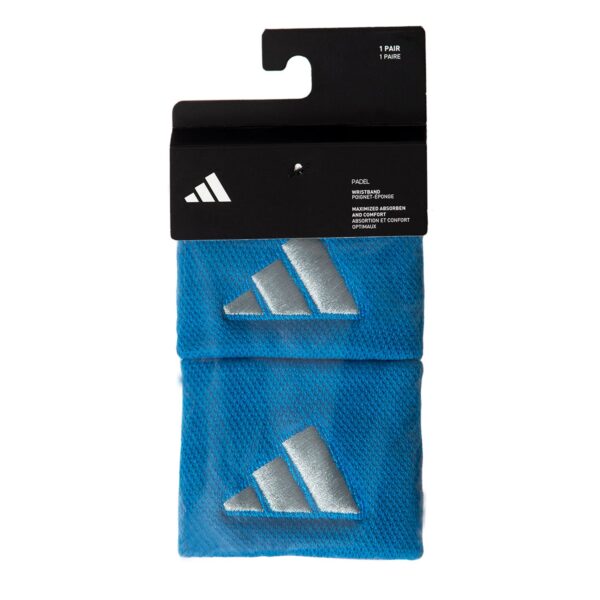 Wristband Set 2 buc Adidas S albastru