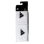 Wristband Set 2 buc Adidas L Alb