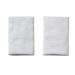 Wristband Set 2 buc Adidas L Alb - imagine 3