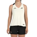 Tricou cu bretele Bullpadel Piura Crem Dama