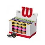 Cutie cu 60 de overgripuri Wilson, în culori variate