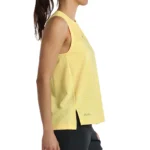 Tricou Bullpadel Braza Galben Dama - imagine 3