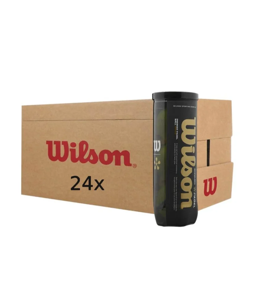 Cutie 24 tuburi Mingi Wilson Premier Padel Speed